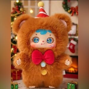Samuel Merry Christmas Eve Plush Ornament - confirmed Bear Gingerbread Man